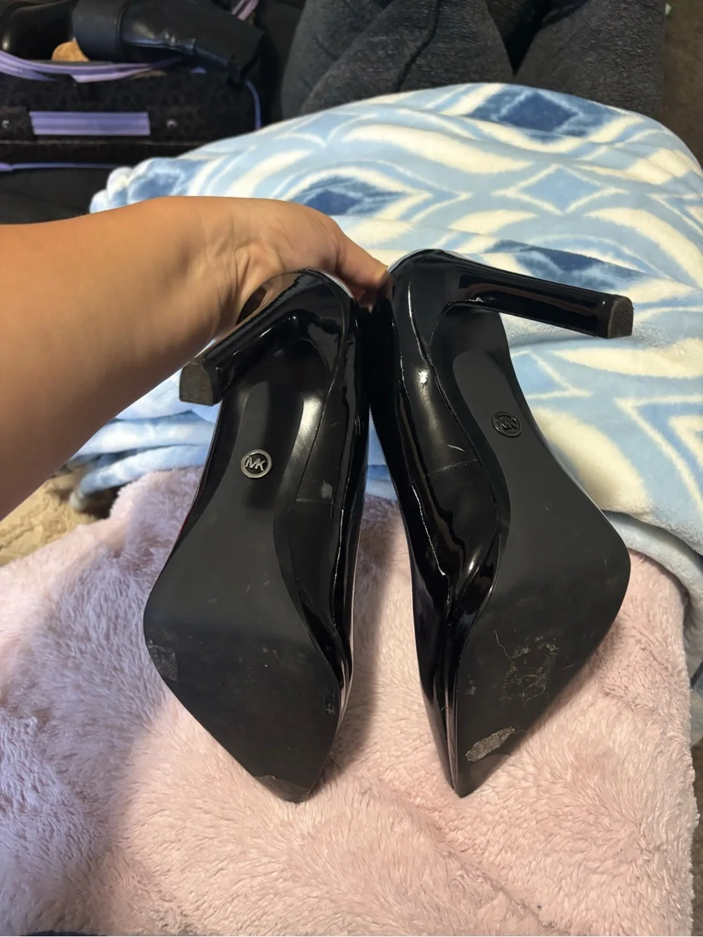 Michael Kors glossy patent